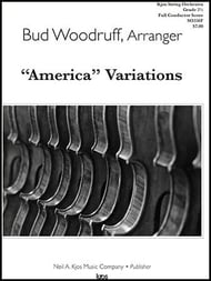 America Variations Orchestra Scores/Parts sheet music cover Thumbnail